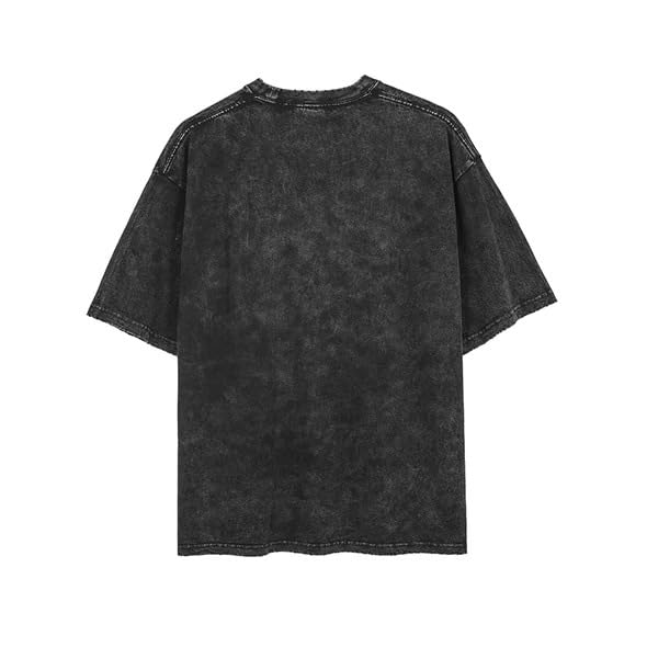 Mens Y2K 90s Berserk Shirt Vintage Shirts Animation Printed Streetwear Y2k Harajuku Summer Casual Tees Grunge Clothes, Black 2, Large