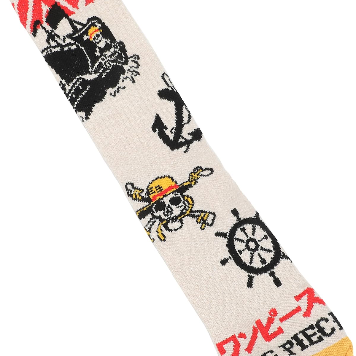 One Piece Live Action Straw Hat Pirates Adult 3-Pair Casual Crew Socks