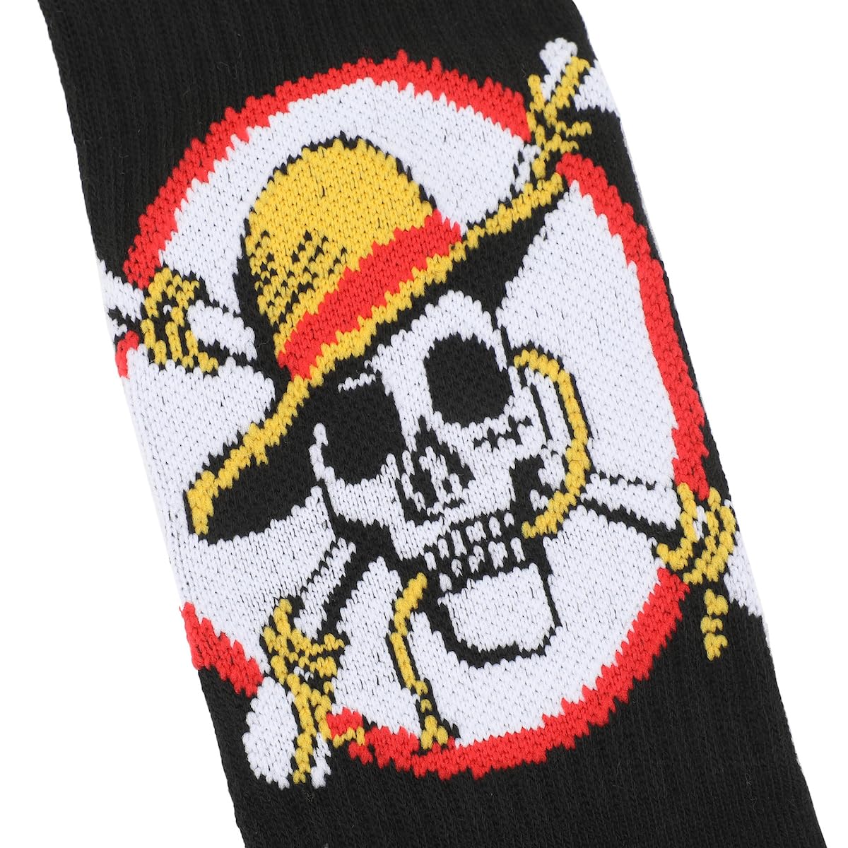 One Piece Live Action Straw Hat Pirates Adult 3-Pair Casual Crew Socks