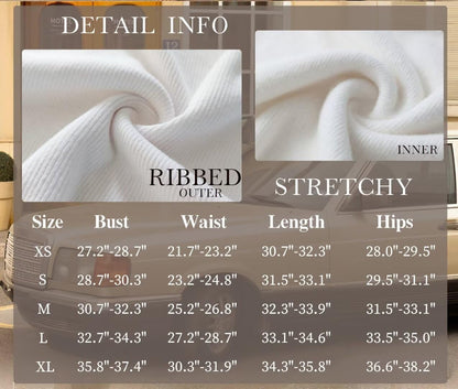 VICHYIE Women Dress Mock Neck Bodycon Ribbed Long Sleeve Fall Mini Khaki L